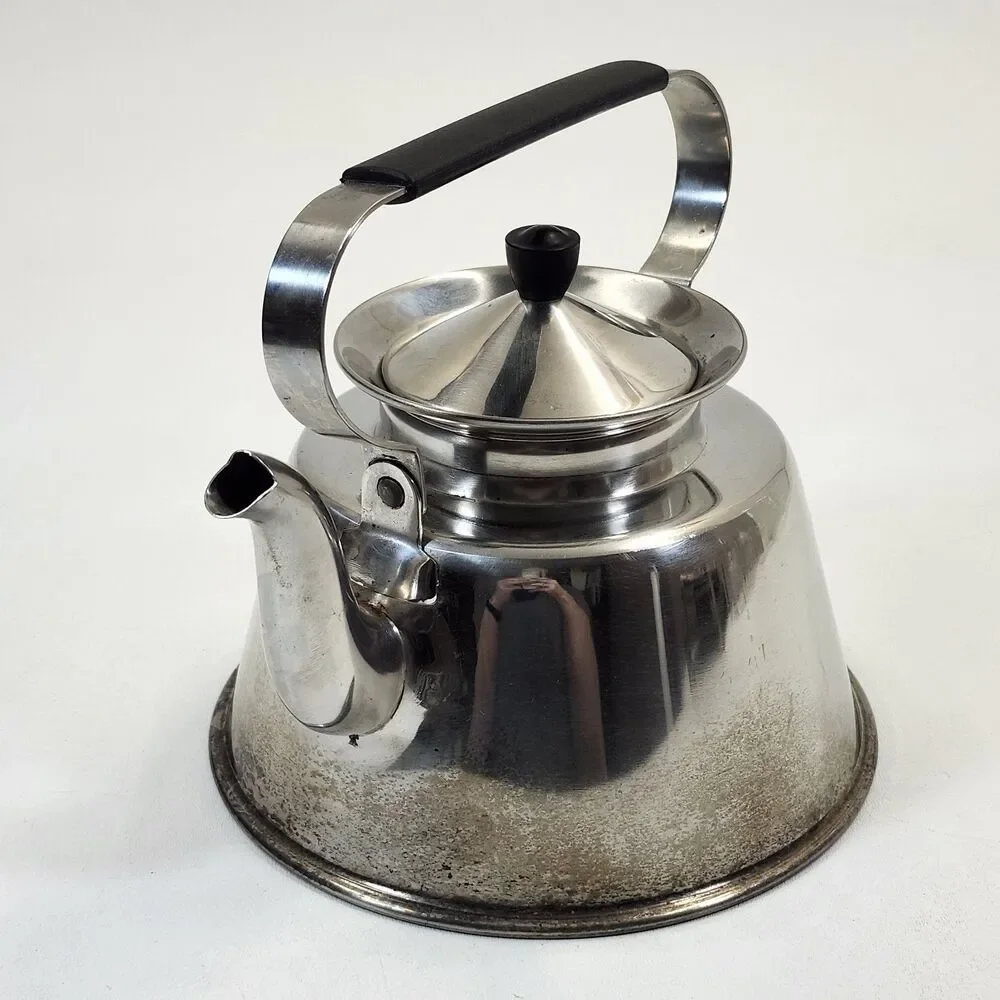 Rostfritt Kettle Stainless Steel Swedish Teapot Retro Coffee Pot Scandinavian